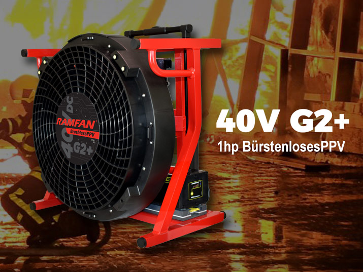 RAMFAN EX50Li 40V G2+ Brushless PPV Hochleistungslüfter