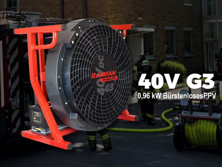 RAMFAN EX50Li 40V G3 Brushless PPV Hochleistungslüfter